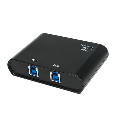 LogiLink 2 Port USB 3.0 Umschalter schwarz (1er Faltschachtel)