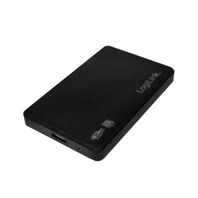 LogiLink Festplattengehäuse 2,5" SATA USB 3.0 kunststoff schwarz (1er Faltschachtel)