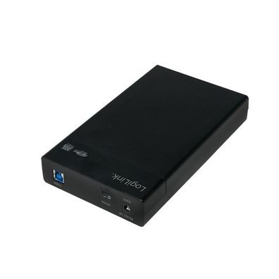 LogiLink Festplattengehäuse 3,5" SATA USB 3.0 kunststoff schwarz (1er Faltschachtel)