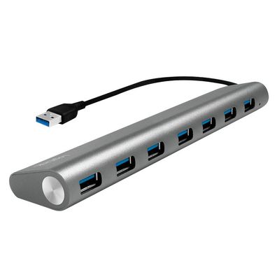 LogiLink USB 3.0 7 Port Hub Aluminium (1er Faltschachtel)