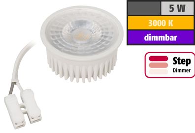 McShine LED-Modul ''MCOB'' 5W 400 Lumen 230V 50 x 25 mm warmweiß 3000K step-dimmbar