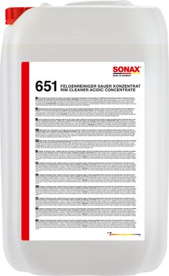 SONAX FelgenReiniger sauer Konzentrat 25 L