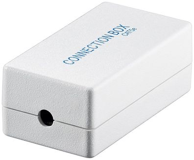 goobay CAT 5e Netzwerk Verbindungs/Anschlussbox 100MHz UTP silber (Bulk)