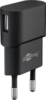 goobay USB Ladegerät 5 W schwarz (1er Softpack)