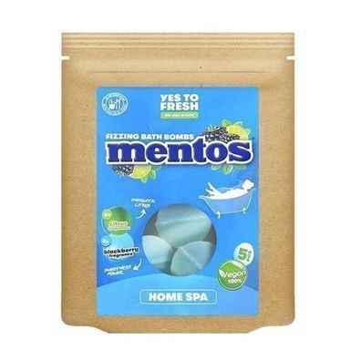 Mentos Sprudelnde Badebomben, Brombeere & Bergamotte, 250g