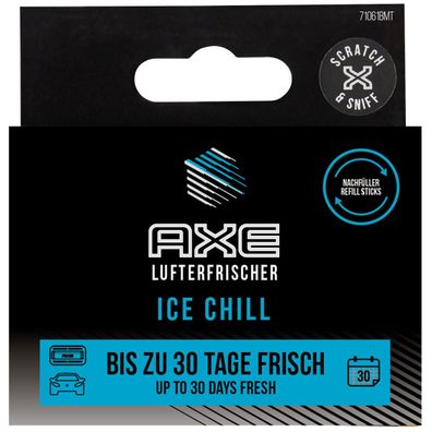 AXE Lufterfrischer Refillable STICKS Ice Chill (2er Nachfüllpackung)