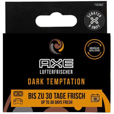 AXE Lufterfrischer Refillable STICKS Dark Temptation (2er Nachfüllpackung)