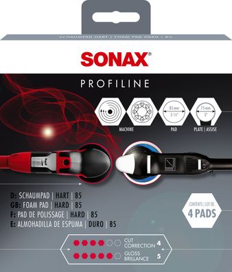 SONAX SchaumPad hart 85 (4er Pack)