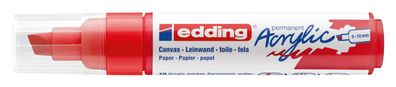 edding 5000 Acrylmarker rot