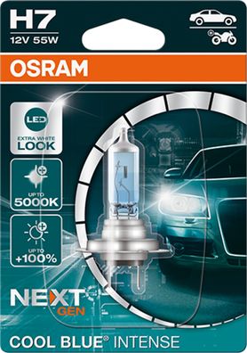 OSRAM COOL BLUE Intense NextGen. H7 PX26d 12V/55W (1er Blister)