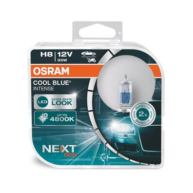 OSRAM COOL BLUE Intense NextGen. H8 PGJ19-1 12V/35W (2er Box)