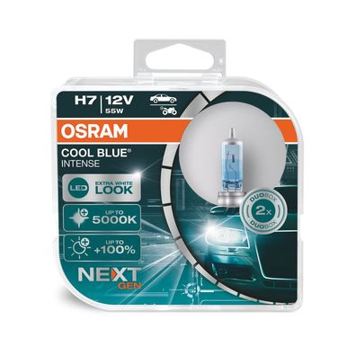 OSRAM COOL BLUE Intense NextGen. H7 PX26d 12V/55W (2er Box)