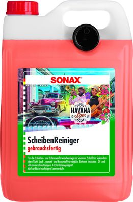 SONAX ScheibenReiniger gebrauchsfertig Havana Love 5 L