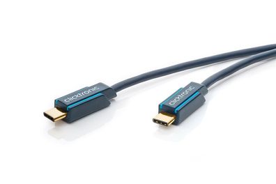 clicktronic USB-C 3.2 Gen Anschlusskabel 1 m (1er Faltschachtel)