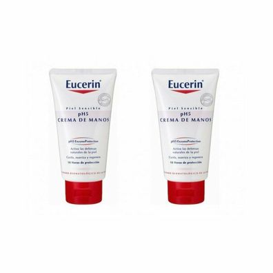 Eucerin ph5 crema manos 2x75ml