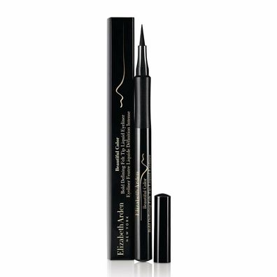 Elizabeth Arden Beautiful Color Bold Defining Felt Tip Liquid Eyeliner Black