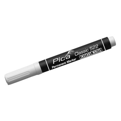 Pica Classic Permanent Marker/Pen Instant WHITE