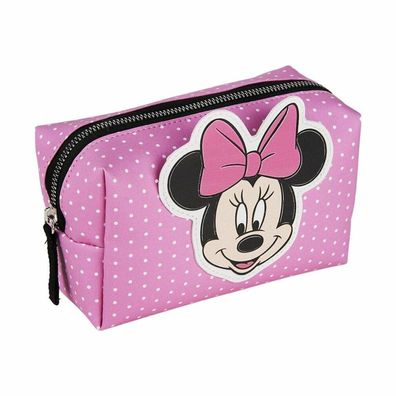 Reise-Toilettentasche Minnie Mouse Rosa (17 x 10 x 7 cm)