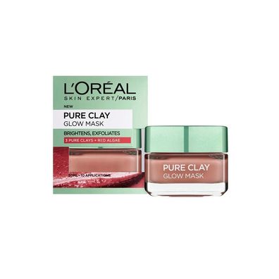 L'Oréal Paris Pure Clay Red Algae Softening, Clay Mask, 50ml