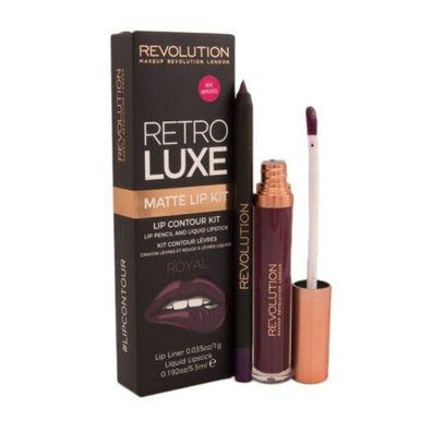 Set Makeup Revolution: Retro Luxe, Lipstick 5.5ml + Lip Liner 1 g