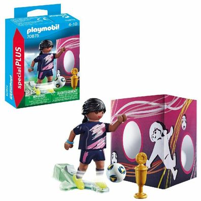 Playmobil 70875 specialPLUS Fußballerin mit Torwand