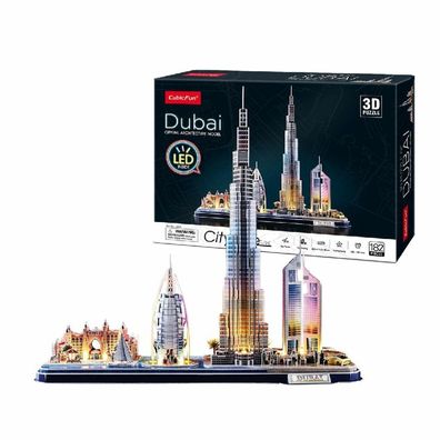 3d Puzzle Dubai LED