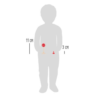 Small Foot Verkehrsschilder-Set aus Holz