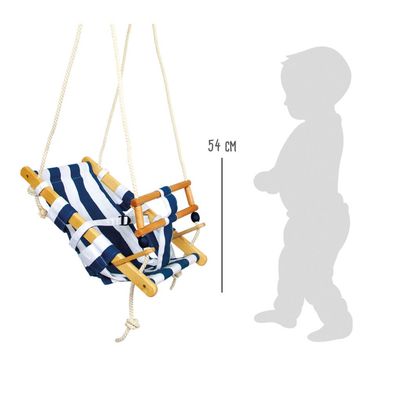 Small Foot Babyschaukel Kinderschaukel Maritim Holz