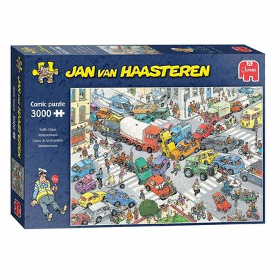 Jan van Haasteren Puzzle - Verkehrschaos, 3000Stück