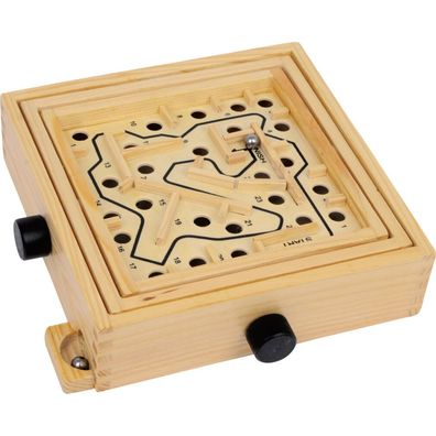 Small Foot 3461 Kugellabyrinth, Geschicklichkeitsspiel aus Holz