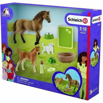 schleich HORSE CLUB Baby Animals Pflegeset 42432