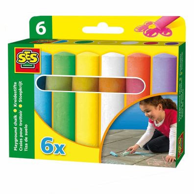 Ses Creative 02206 Sidewalk Chalk 6 Pieces