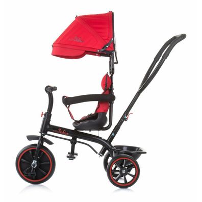 Chipolino Dreirad mit Verdeck Pulse 2in1 Cherry