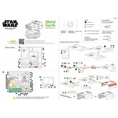 METAL EARTH 3D-Puzzle Star Wars: Molochs Landspeeder