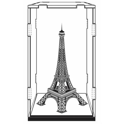 METAL EARTH Plexiglasvitrine (12,7x7,6x7,6 cm)