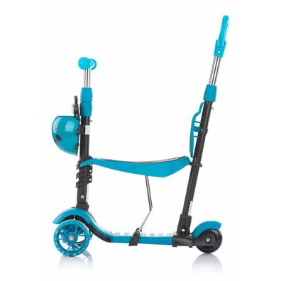 Chipolino Scooter mit Lenkstange Kiddy Evo 3in1 Ocean