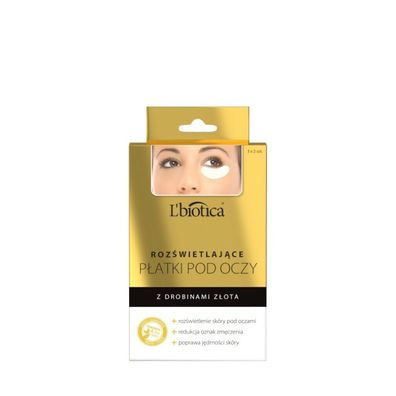 L`BIOTICA Illuminating Eye patches - mit Goldpartikeln 1p.-3x2pcs