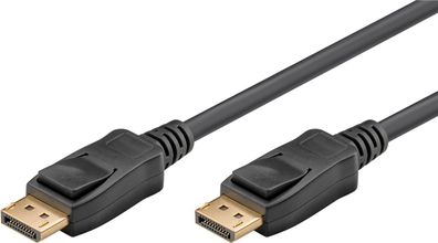 goobay Verbindungskabel DisplayPort 2.0 8K 60 Hz schwarz 3 m (Bulk)