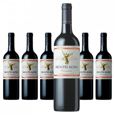 6 x Montes Alpha Carmenère – 2021