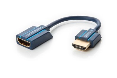 clicktronic HDMI Flexadapter schwarz (1er Faltschachtel)