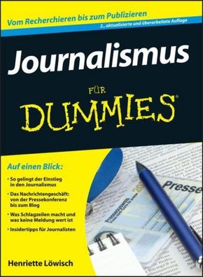 Journalismus für Dummies, Henriette Löwisch