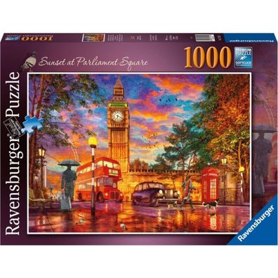 Ravensburger Puzzle Sonnenuntergang am Parliament Square, London 1000 Teile