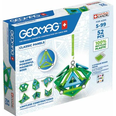 Geomag Classic Panels Green Line Magnetbausystem