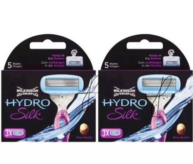 12x Wilkinson Sword Hydro Silk Klingen B-Ware ohne OVP in Plastik eingeschweißt