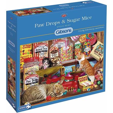 Gibsons Puzzle Candy Paws und Zuckermäuse 1000 Teile