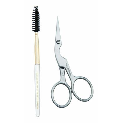 Brow Shaping Scissors & Brush Stainless Steel