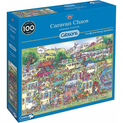 Gibsons Puzzle Chaos der Wohnwagen 1000 Teile