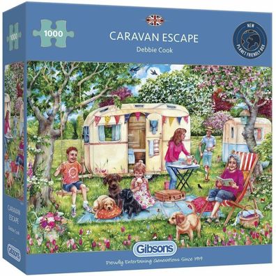 Gibsons Caravan Escape Puzzle 1000 Teile