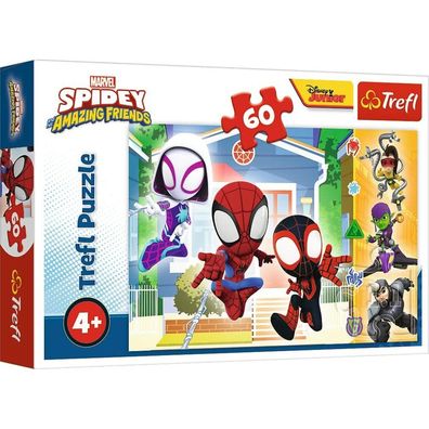 TREFL Puzzle In der Welt von Spidey 60 Teile