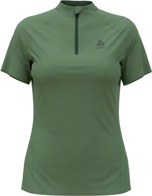 Odlo Damen T-Shirt S/S 1/2 Zip Essential Trail 313801